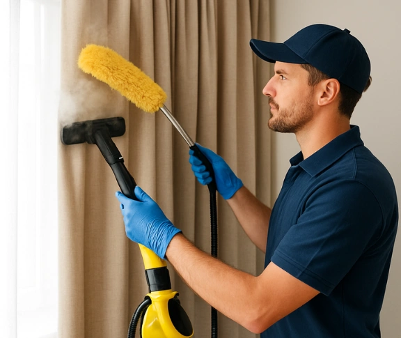 Trusted blind cleaning technician Matty Curtain Cleaning highett-vic QLD